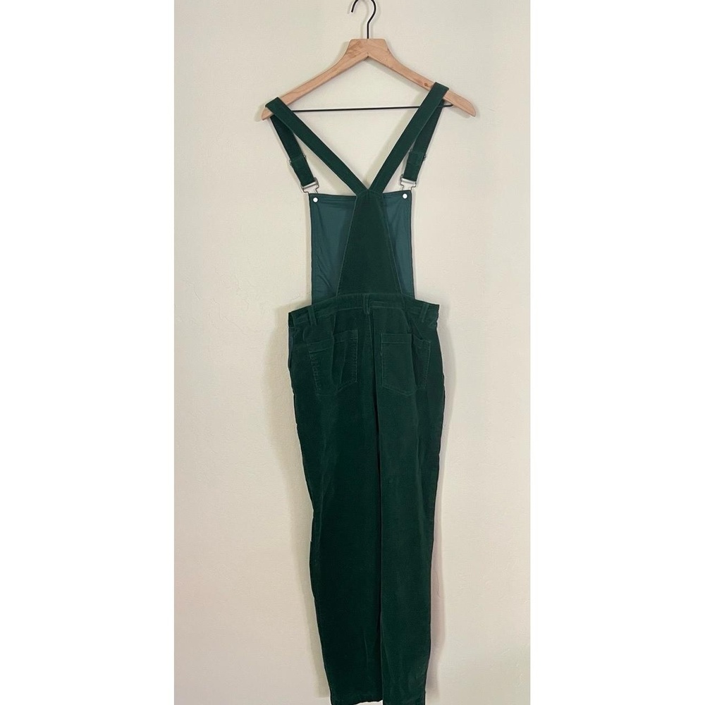 ModCloth Hunter Green Corduroy Overalls Jumpsuit Small - Picture 4 of 6